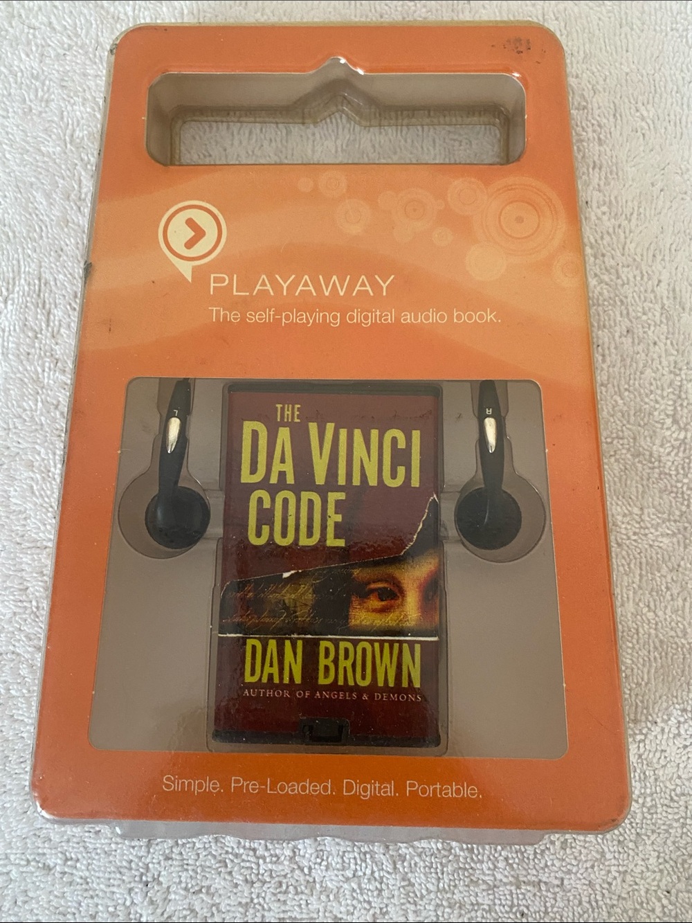 The Da Vinci Code Preloaded Portable Audio Player - Orange